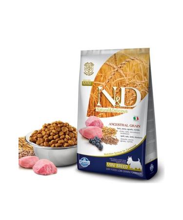 N & D Lamb Meat & Blueberry Medium & Large Breed Low Grain Adult Dog Food 12kg - Buy Online on GoSupps.com