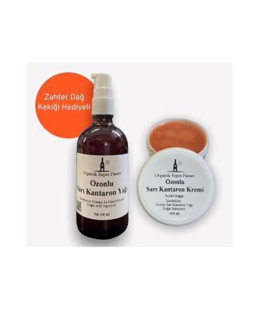 Organic Basket Market Ozonated St. John's Wort Oil 100 ml and Ozonated St. John's Wort Cream 100 ml Set of 2 - Buy Online on GoSupps.com