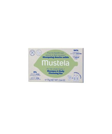 Mustela Shampoo and Body Cleansing Bar for the Whole Family 75g
