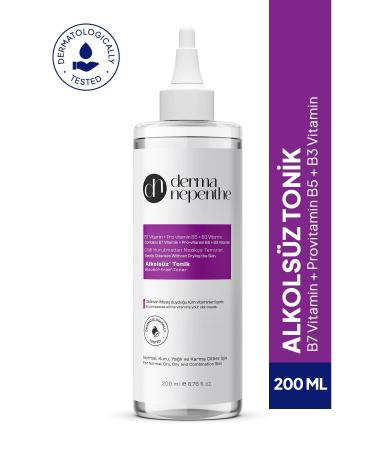 Derma Nepenthe Alcohol-Free Toner 200 Ml - Revitalizing and Repairing for Sensitive Skin Types