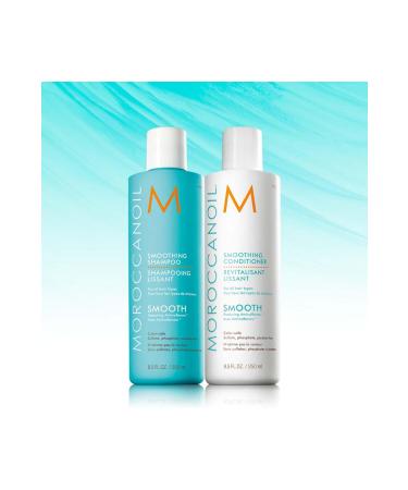 Moroccanoil Hair Repair & Straightening Paraben-Free Shampoo & Conditioner: Smooth 1000ml 18BEAUTYSECRETS - Buy Online on GoSupps.com