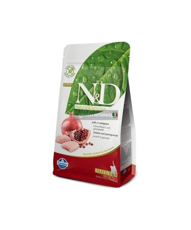 Farmina Nd Grain-Free Chicken Pomegranate Kitten Cat Food 5 Kg