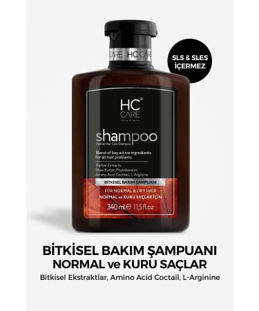 HC Care Shampoo For Normal And Dry Hair - 340 Ml.