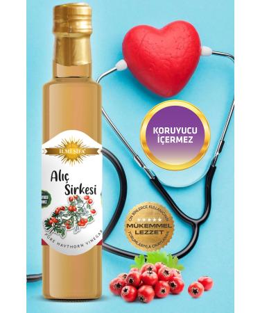 KNOWLEDGE OF HEALING Hawthorn Vinegar Natural Fermented Pure And Additive 500 Ml