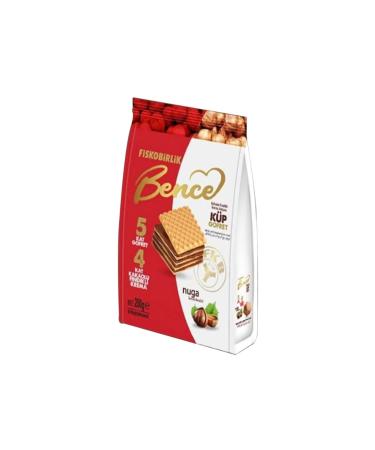Fiskobirlik Bence Cocoa Hazelnut Cream Cube Wafer 200 G