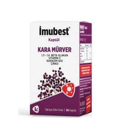 imubest Beta Glucan Black Elderberry 30 Capsules