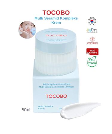 TOCOBO Multi Ceramide. Irritation Itching Redness and Flaking & Intensive Moisturizing Skin Care Cream 50ml
