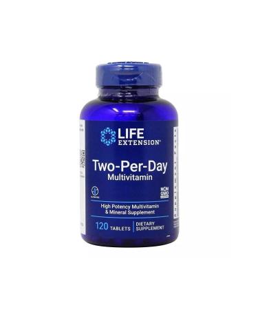 Life Extension Two-per-day Multivitamin 120 Capsules