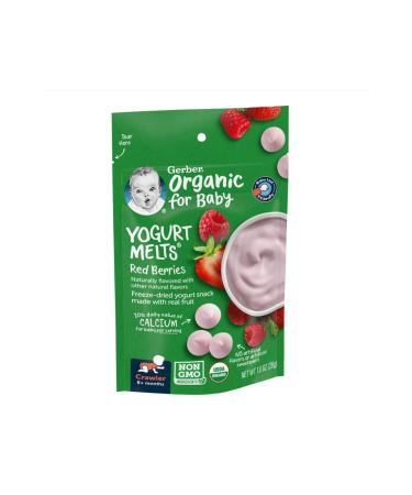 Gerber Organic Yogurt Melts Red Berries 28 gr