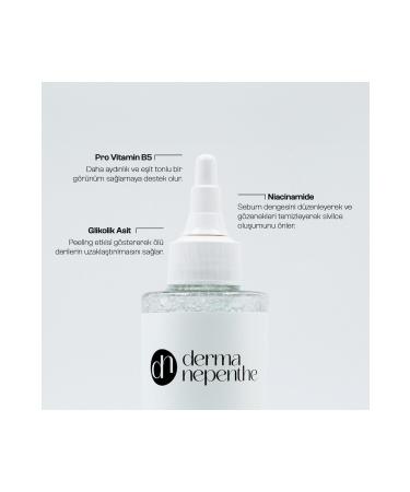 Derma Nepenthe AHA Toner 200 Ml - Revitalizing and Pore Tightening Glycolic Acid - Buy Online on GoSupps.com