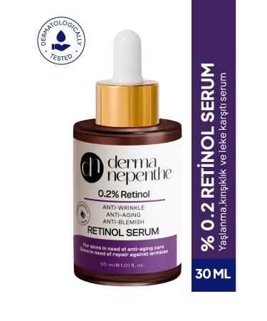Derma Nepenthe Retinol Night Serum 30 ml - Anti-Aging Anti-Wrinkle Repairing