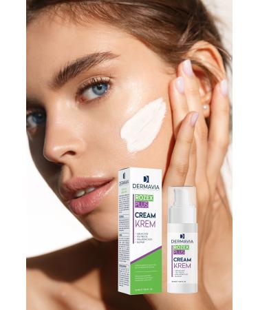 Dermavia Rozex Plus Cream 50 ml Tea Tree Oil Sulfur Azelaic & Hyaluronic Acid - Buy Online on GoSupps.com