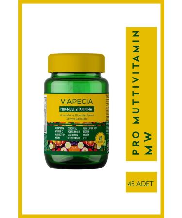 Viapecia Immune System Vitamin & Minerals Pro Multivitamin Mw Supplement 45 Tablets