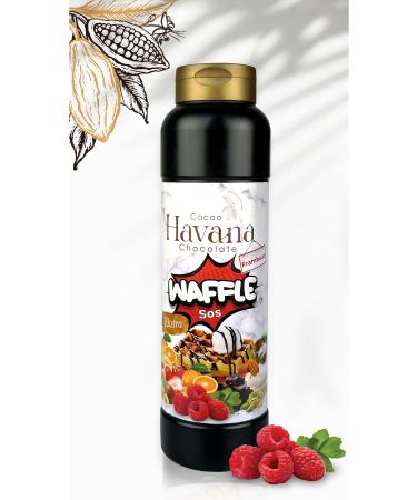 Cacao havana MILK WAFFLE SAUCE AND RASPBERRY WAFFLE SAUCE 2-PACK 1000 GRAM + 1000 GRAM - Buy Online on GoSupps.com