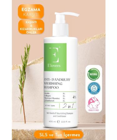 Elovers E'lovers Anti-Dandruff Nourishing Shampoo and Conditioner All Hair 400 ml - Buy Online on GoSupps.com