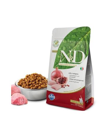 N & D Grain Free Kitten Chicken & Pomegranate Kitten Cat Food 5 Kg