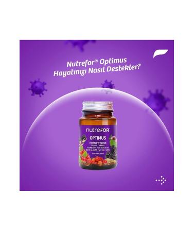 Nutrefor Optimus Complete Blend 30 Capsules | Black Elderberry Beta Glucan D3 - Buy Online on GoSupps.com