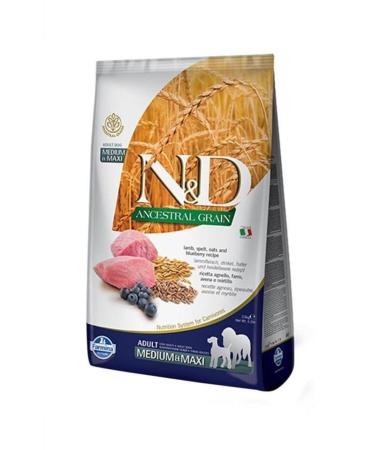 Natural&Delicious Nd Dog Adult Lamb/Blueberry Med/Maxi Dog Food 12 kg