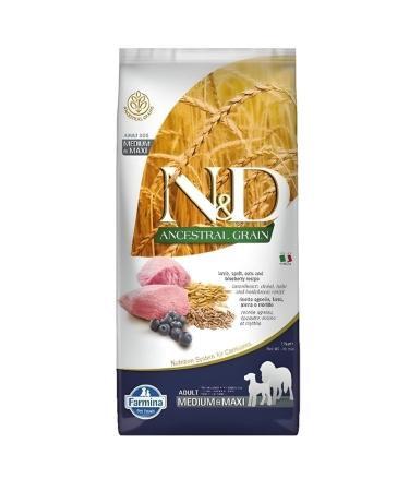 N & D Low Medium Maxi Blueberry & Lamb Dog Food 12 Kg - FarmaPets