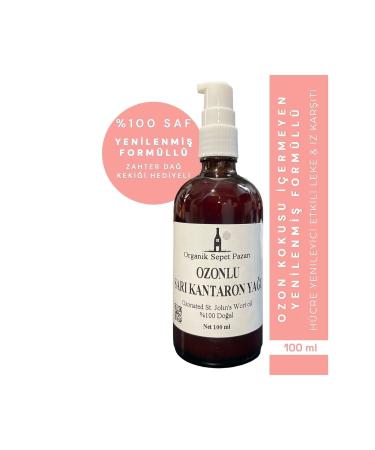 Organic Basket Market Ozonated St. John's Wort Oil 100 Ml Glass Bottle