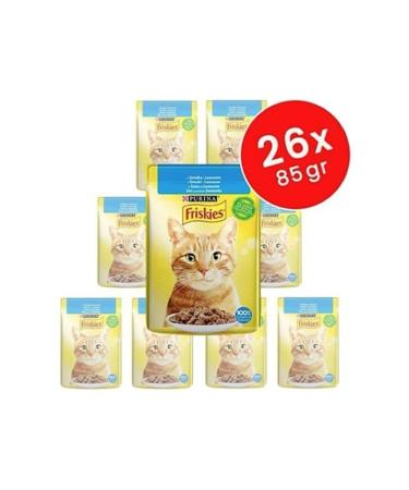 Friskies Salmon Sauce Wet Cat Food 85 gr X26