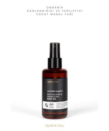 qaratau Organic Revitalizing Revitalizing and Renewing Body Massage Oil 100ml
