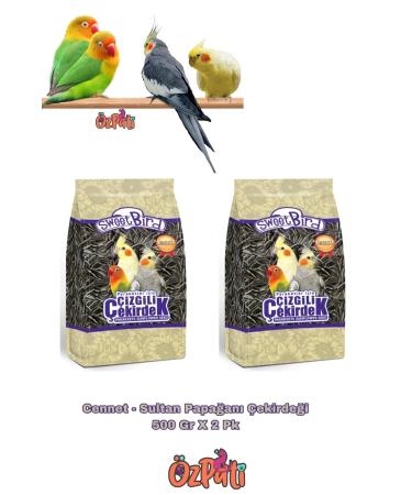 Sweet Bird Paradise - Cockatiel Seed Striped 500 Gr X 2 Pk