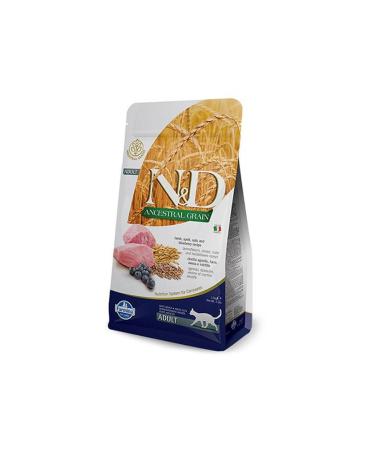 N & D Low Grain Lamb & Blueberry Adult Cat Food 1.5 Kg