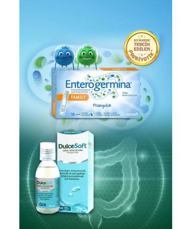 Enterogermina 4B 10 Vials-Dulcosoft Liquid Healthy Digestion Package - Buy Online on GoSupps.com