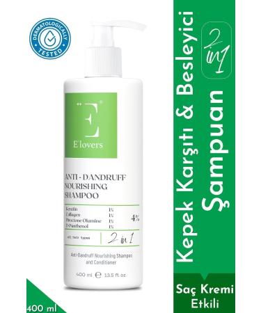 Elovers E'lovers Anti-Dandruff Nourishing Shampoo and Conditioner All Hair 400 ml