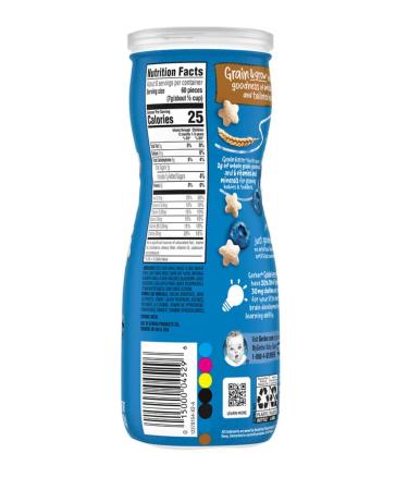 Gerber Puffs Blueberry Snack 42 Gr. - Buy Online on GoSupps.com