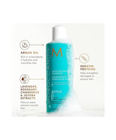 Moroccanoil Moisture Repair Gentle Cleansing Shampoo REPAIR 8.5 fl.oz 21ECBEAUTYDIFFERENCE