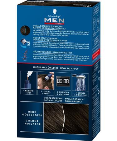 Schwarzkopf Schwarzkopf Men Perfect 80 Black Brown 3 Piece - Buy Online on GoSupps.com