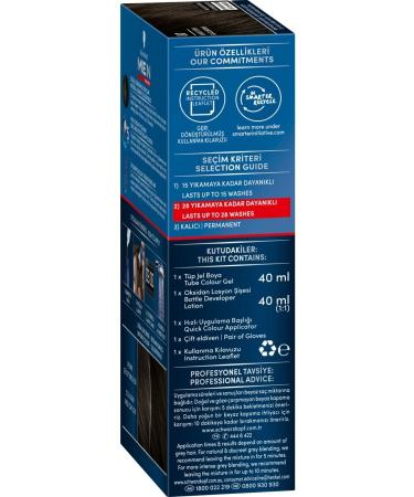 Schwarzkopf Schwarzkopf Men Perfect 80 Black Brown 3 Piece - Buy Online on GoSupps.com