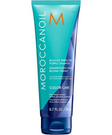 Moroccanoil Blonde Hair Tone Corrector Blonde Perfecting Sulfate-Free Purple Shampoo 6.7 fl.oz. 19BEAUTYSECRETS - Buy Online on GoSupps.com
