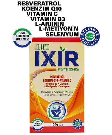 THERMOLIFE Ixir Resveratrol Coenzyme Q10 Selenium Vitamin C Multivitamin Supplementary Food