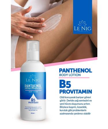 LE NIG Intensive Moisturizing Firming Panthenol & B5 Provitamin Hand Face and Body Care Lotion 250ml - Buy Online on GoSupps.com