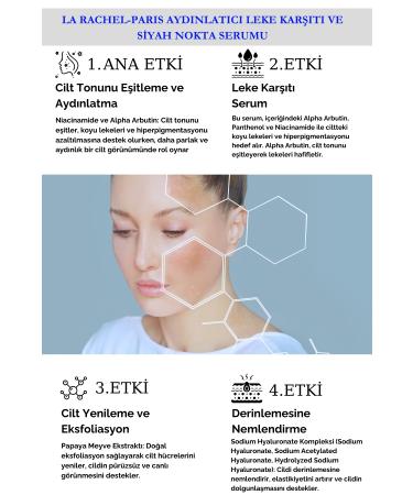 La Rachel Instant Lightening and Anti-Spot Effect-1 Serum 4 Effects-Lightening Anti-Spot Renewal Moisturizing - Buy Online on GoSupps.com