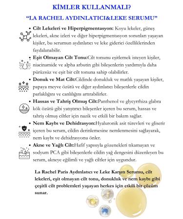 La Rachel Instant Lightening and Anti-Spot Effect-1 Serum 4 Effects-Lightening Anti-Spot Renewal Moisturizing - Buy Online on GoSupps.com