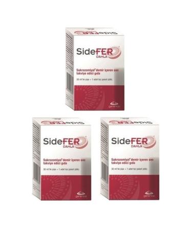 Generica Sidefer Drops 30 Ml + 1 Powder Pack 3 Boxes