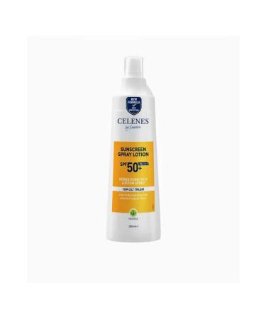 Celenes by Sweden Sunscreen Lotion Spray 50+SPF 200Ml For All Skin Types