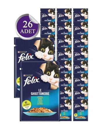 FELIX Tuna Wet Cat Food 85 Gr X 26 Pieces (new package)