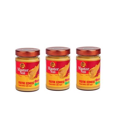 Oktay Master Nut Peanut Butter 300gr.x3 Glass Jar