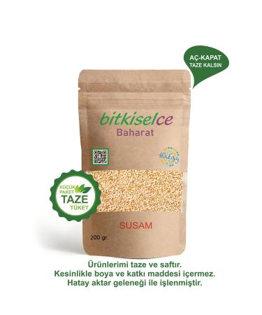herbalce Premium Quality Natural Sesame - Health Shine of Your Tables 200 gr.