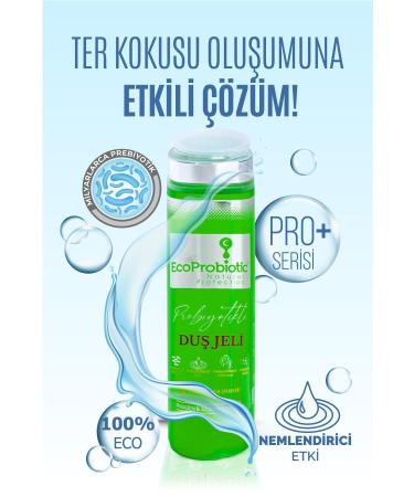 EcoProbiotic Pro New Generation Moisturizing Anti-Sweat Odor Shower Gel Purifying Effect Ecoprobiotic