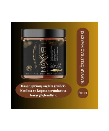 Maxwell Caviar Hair Mask 500 ml Caviar Hair Mask Helps Fast Growth - Buy Online on GoSupps.com