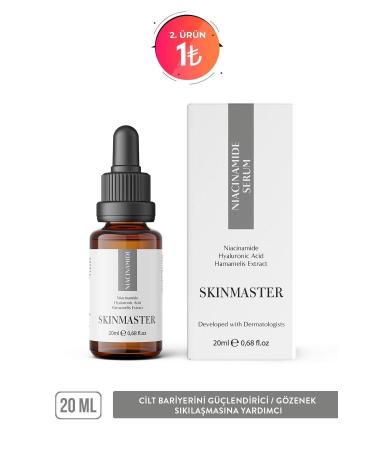 SkinMaster Skin Barrier Strengthening Sebum Production Balancing Niacinamide Serum (Niacinamide 5% + HA)