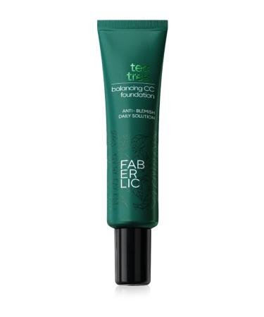 Faberlic Glam Team CC Foundation Tea Tree Balancing Natural Pink