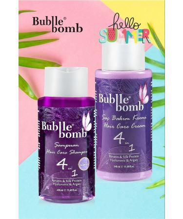 BUBBLEBOMB Paraben-Free Sulfate-Free Shampoo + Conditioner