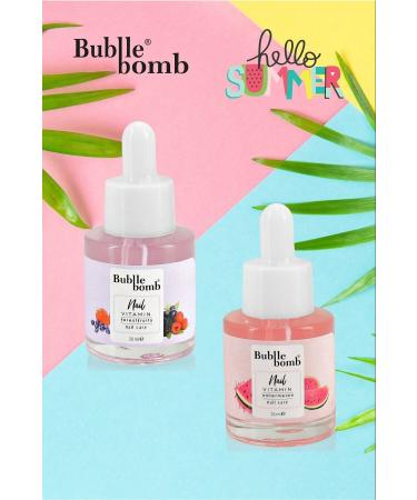 BUBBLEBOMB Nail Care Oil Vitamin Nail Oil Watermelon Forestfruits